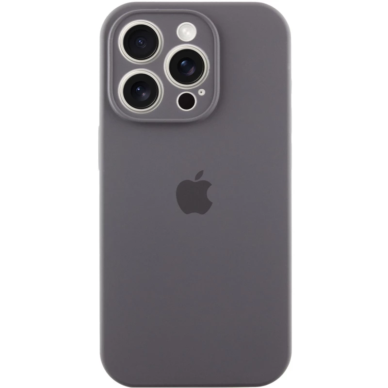 

Чохол Silicone Case з захистом камери на Apple iPhone 14 Pro Max (6.7") (Сірий / Dark Gray / PVH)