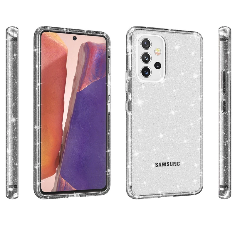 Блестящий силиконовый чехол на Samsung Galaxy A53 5G – Clear. Фото 6 Блестящий силиконовый чехол на Samsung Galaxy A53 5G – Clear. Фото 6 из 6