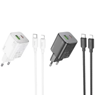 СЗУ Hoco N41 Almighty PD20W+QC3.0 + Type-C to Lightning фото 1 СЗУ Hoco N41 Almighty PD20W+QC3.0 + Type-C to Lightning фото 1 из 1