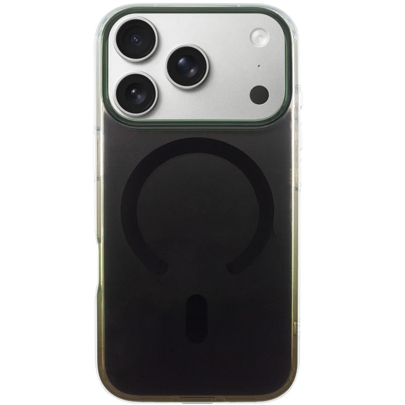 Силіконовий чохол Shiny Mountain (MagFit) для Apple iPhone 17 Pro Max (6.9") – Black. Фото 4 з 8