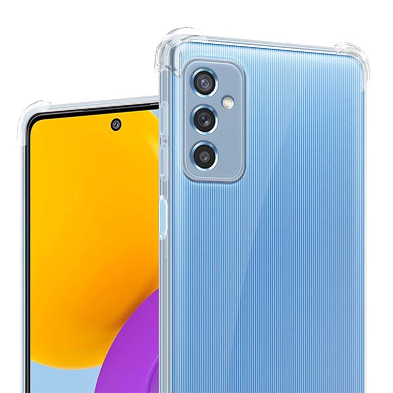 Силіконовий чохол з критими бортами на Samsung Galaxy A56 5G – Безбарвний (прозорий). Фото 3 з 5