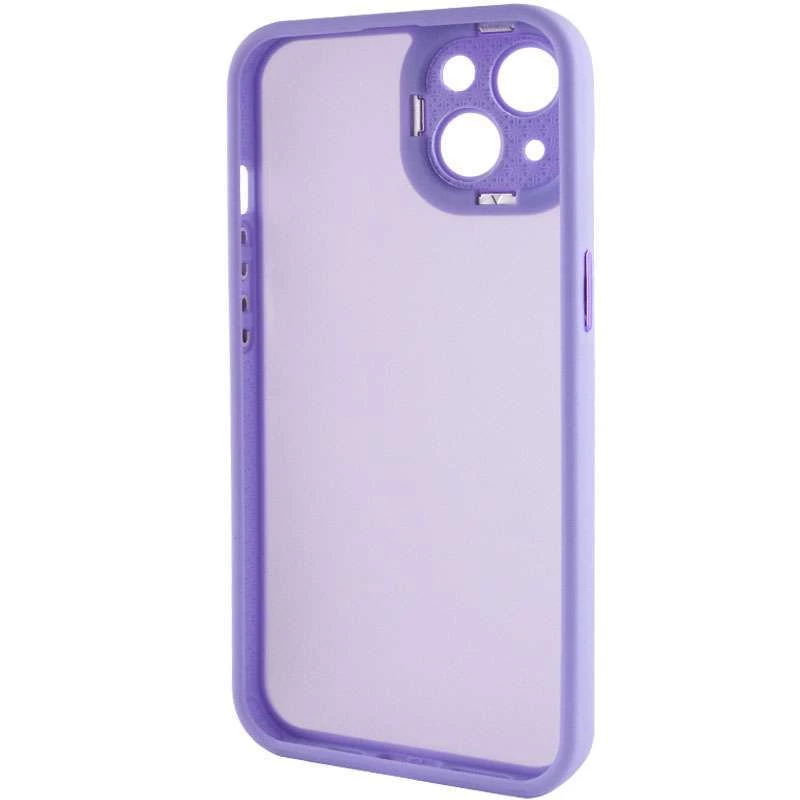 TPU+PC чехол Accent для Apple iPhone 13 (6.1") – White / Purple. Фото 4 из 6