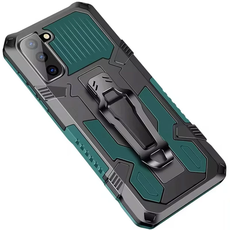 

Протиударний чохол Defender Clip на Samsung Galaxy S21 FE (Green)