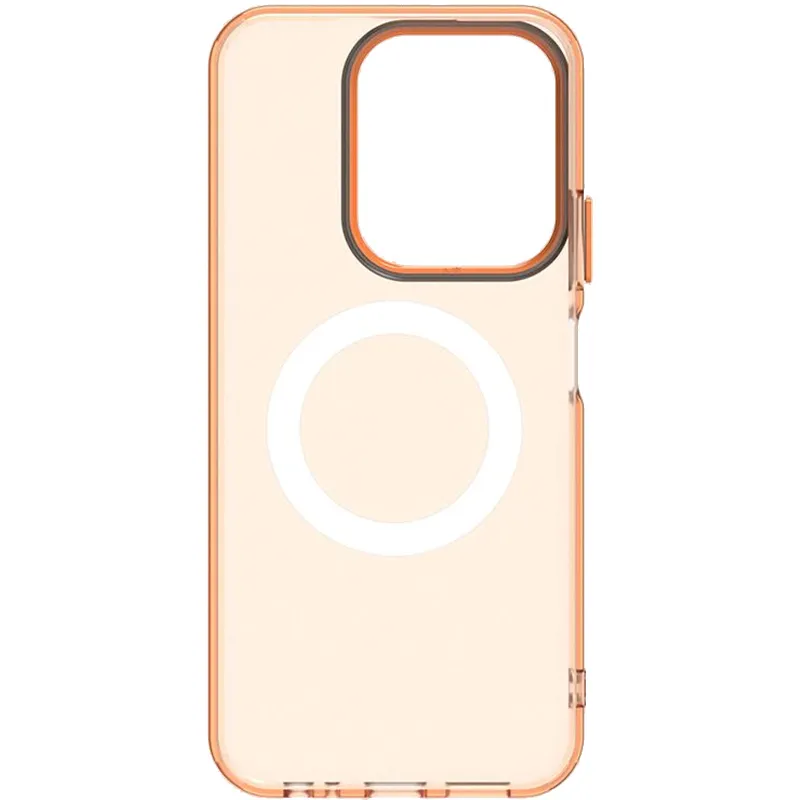 TPU+PC чохол Hybrid Magnetic Safe Case для Xiaomi Poco C85 (Global) – Orange. Фото 4 з 4