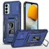 Ударопрочный чехол Square Ring c шторкой на камеру для Samsung Galaxy M13 4G – Синий / Navy. Фото 2 Ударопрочный чехол Square Ring c шторкой на камеру для Samsung Galaxy M13 4G – Синий / Navy. Фото 2 из 6