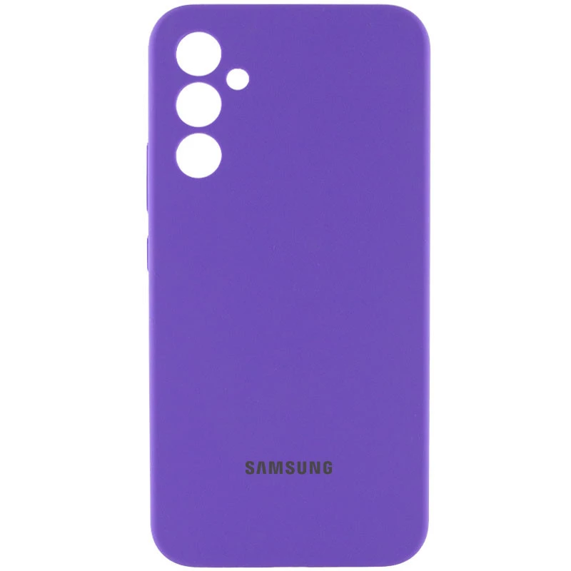 Чехол Silicone Case Lakshmi Premium L с закрытой камерой для Samsung Galaxy S24+ – Фиолетовый / Amethyst. Фото 1 из 3