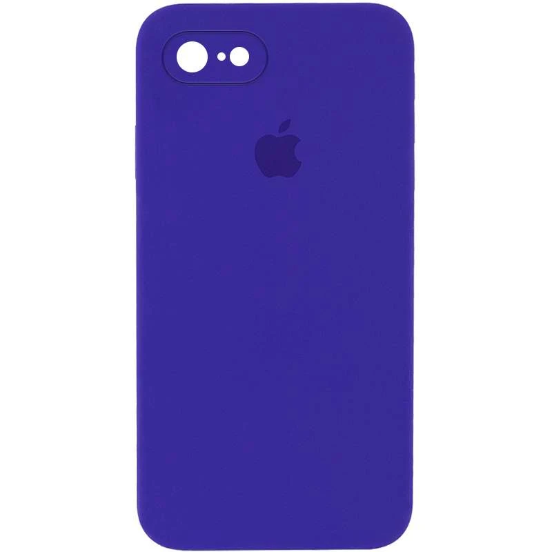 

Чехол Silicone Case Square с защитой камеры для Apple iPhone 6/6s (4.7") (Фиолетовый / Ultra Violet), Фіолетовий / ultra violet