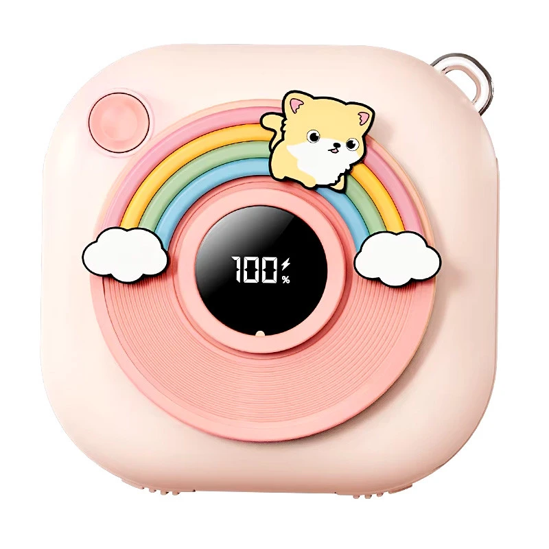 Портативний ЗП Power Bank GXZПортативний ЗП Power Bank GXZ-N11 2in1 with cable з обігрівачем для рук 5000 mAh-N11 2in1 with cable з обогревателем для рук 5000 mAh – Pink. Фото 1 з 7