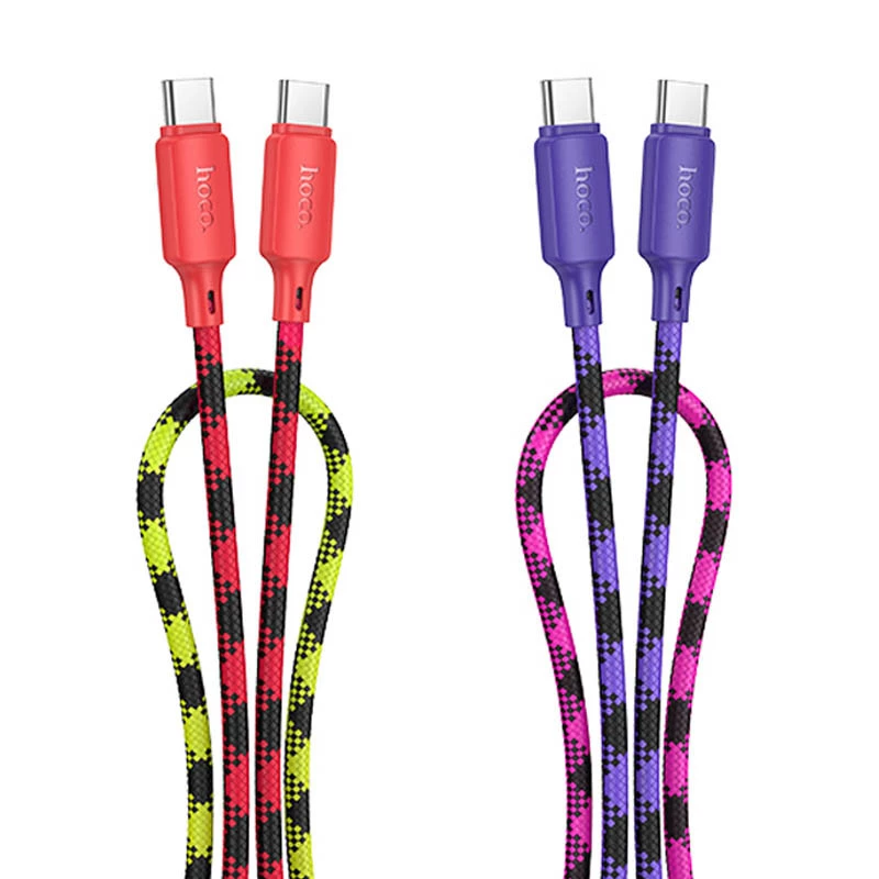 Дата кабель Hoco X116 Meridian Type-C to Type-C 60W (1m) фото 1 з 2