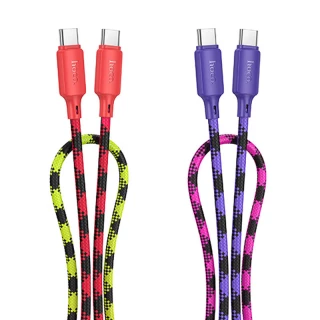 Дата кабель Hoco X116 Meridian Type-C to Type-C 60W (1m) фото 1 з 2