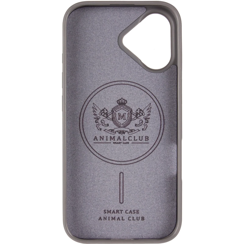TPU+PC чехол Animal Club для Apple iPhone 17 (6.3") – Titanium Gray. Фото 4 из 6