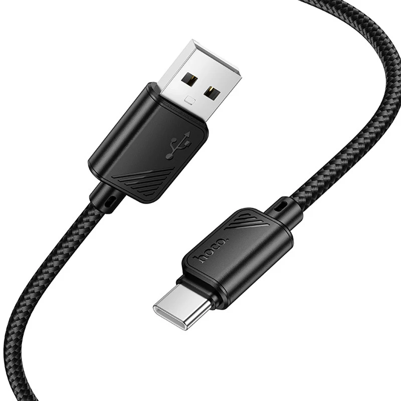 Дата кабель Hoco X113 Beneficio USB to Type-C (1m) – Black. Фото 3 из 4