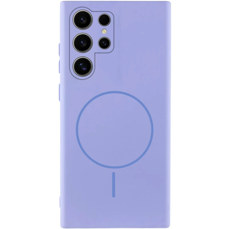Чохол Silicone Cover Lakshmi Full Camera (AA) with Magnetic Fit для Samsung Galaxy S25 Ultra – Бузковий / Dasheen. Фото 2 з 8