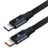 АЗП Baseus Enjoyment PD33W with retractable cables (2USB-C) (C00035500111) – Black. Фото 3 з 4