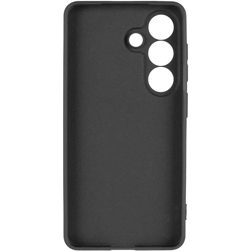 Чёрный силиконовый чехол Epik с защитой камеры для Samsung Galaxy S26 FE – Черный. Фото 4 из 6