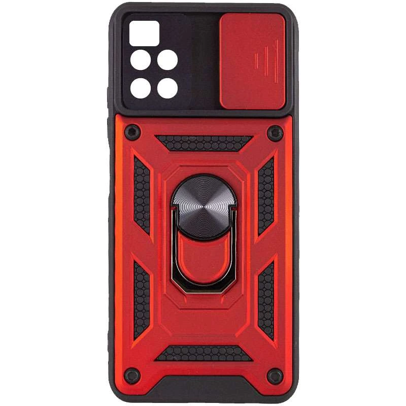 Протиударний чохол Serge Ring з захистом камери на Xiaomi Poco M4 Pro 5G – Червоний. Фото 3 з 7