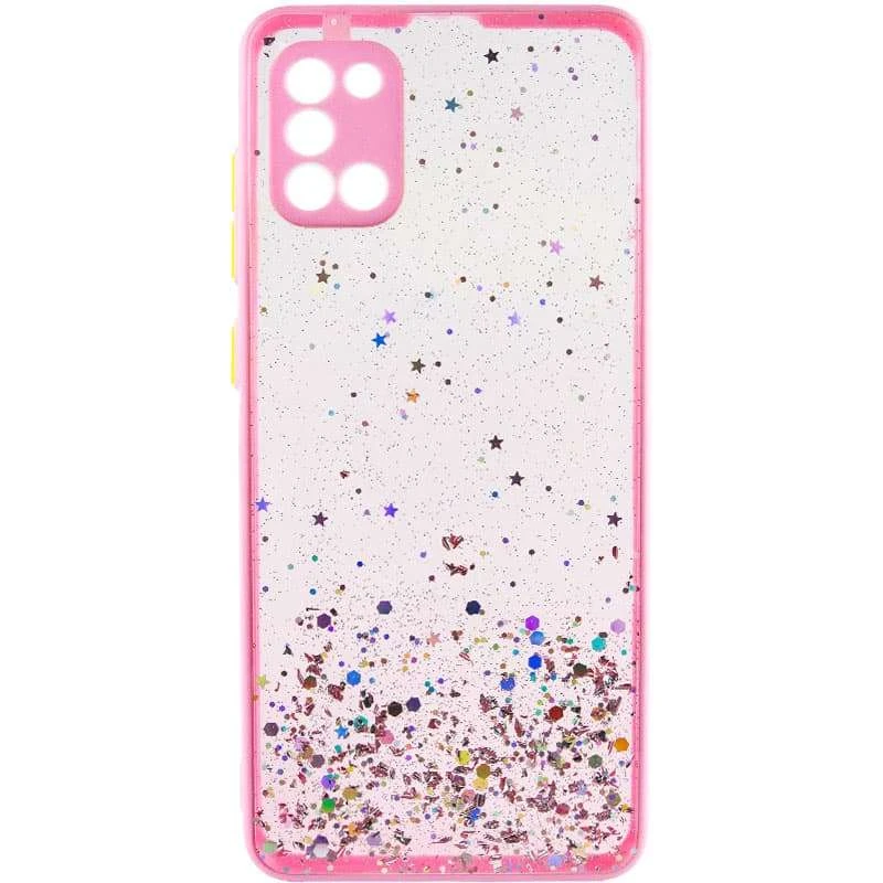 

Чохол з блискітками та захистом камери на Samsung Galaxy A31 (Рожевий)