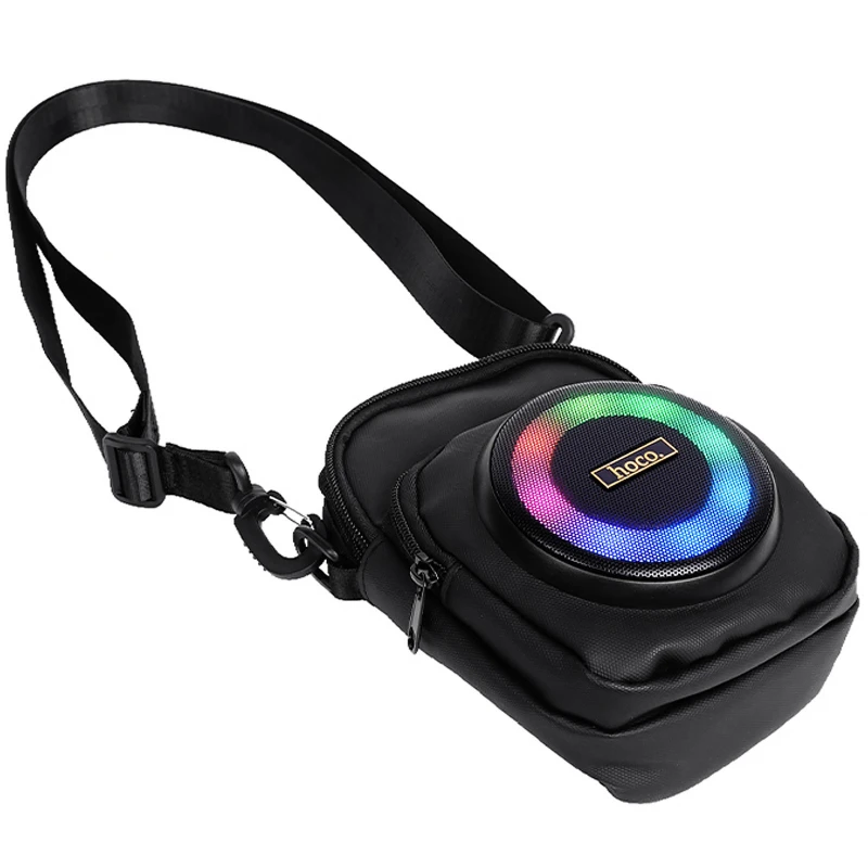 Сумка крос-боді з вбудованою колонкою Hoco HC41 Wave Bass – Black. Фото 2 з 7
