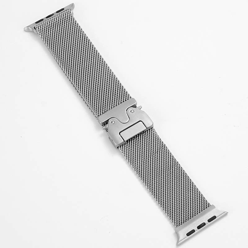 Ремешок Milanese Loop New Design для Apple Watch 38/40/41/42mm – silver. Фото 2 из 3
