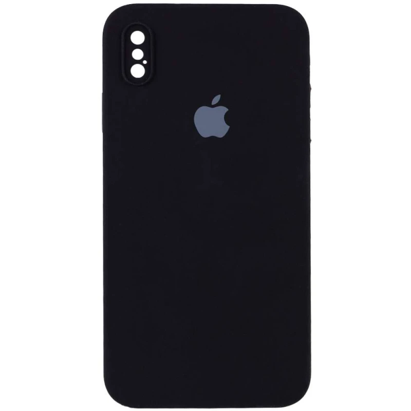 

Чохол Silicone Case Square з захистом камери на Apple iPhone XS (5.8") (Чорний / Black)