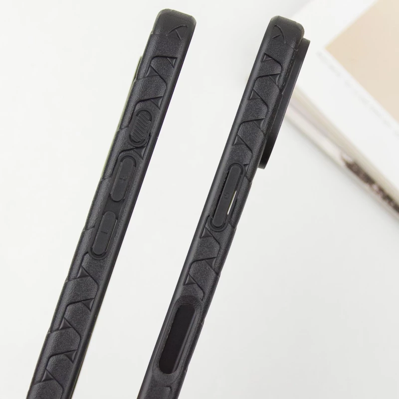 TPU чехол плетенка для Apple iPhone 16 – Black. Фото 6 из 8