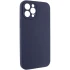 Чехол с защитой камеры Silicone Case для Apple iPhone 12 Pro (6.1") – Темно-синий / Midnight blue. Фото 2 из 6