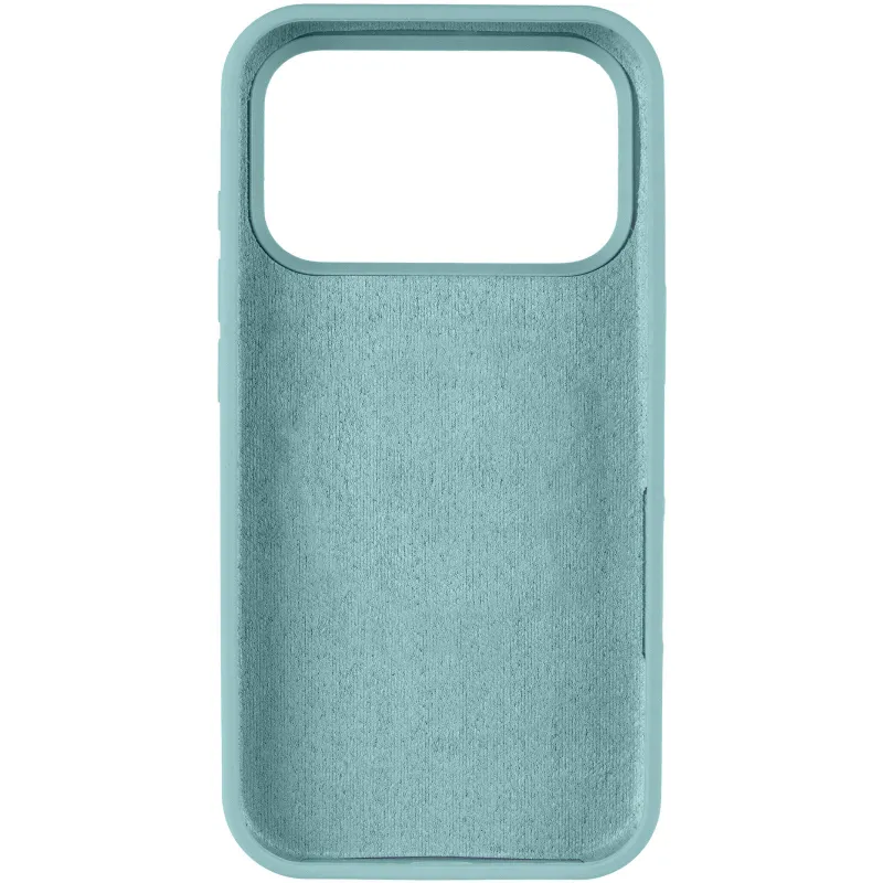Чохол з закритим низом Silicone Case на Apple iPhone 17 Pro (6.3") – Бірюзовий / Beryl. Фото 3 з 5