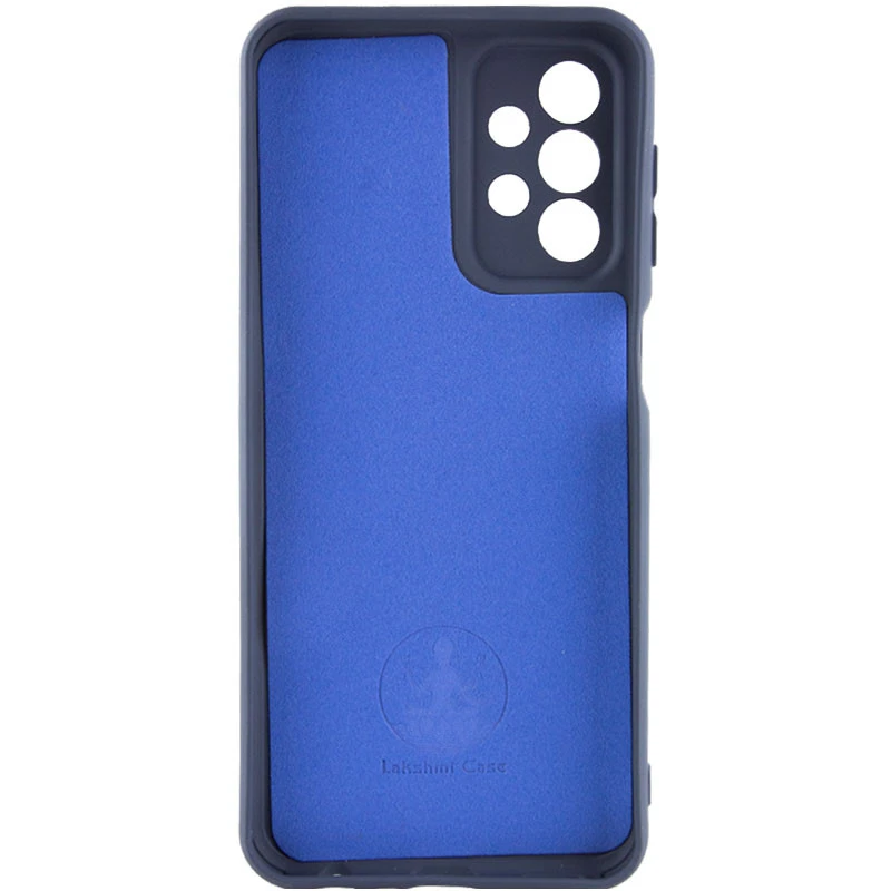 Чехол Silicone Case Lakshmi Premium з закритою камерою на Samsung Galaxy A32 (A325F) 4G – Темно-синий / Midnight blue. Фото 3 из 6