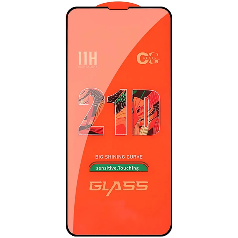 

Защитное стекло 2.5D CP+ для Apple iPhone 13 Pro Max (6.7") (Черный), Чорний