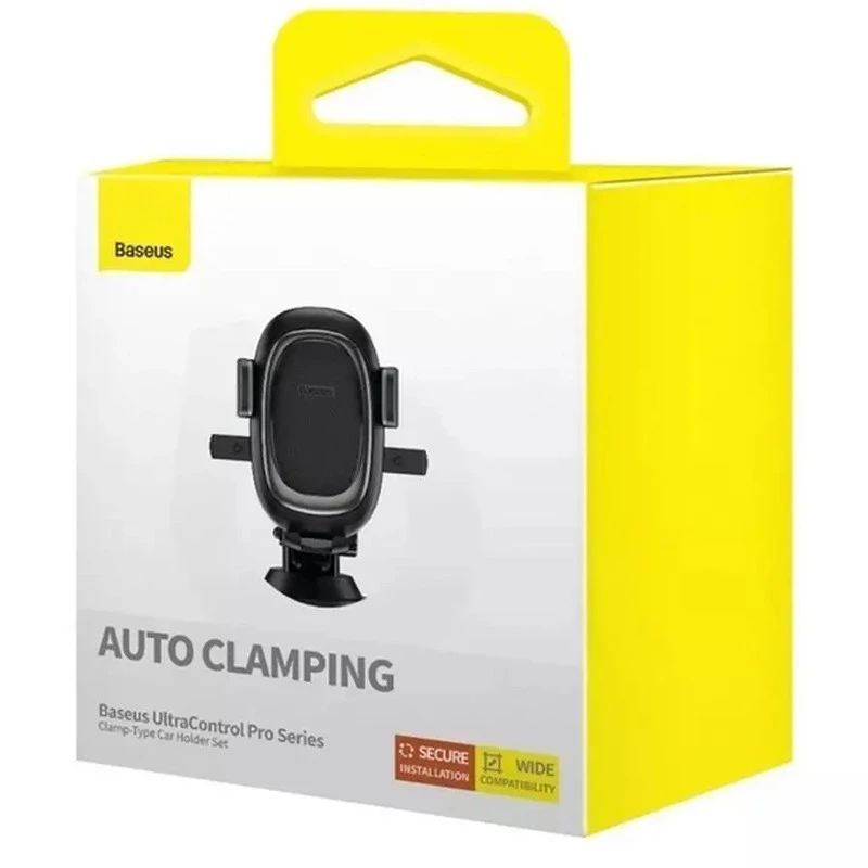 Автотримач Baseus UltraControl Pro Series Clamp-Type (C40351600113-0) – Cluster Black. Фото 6 з 8