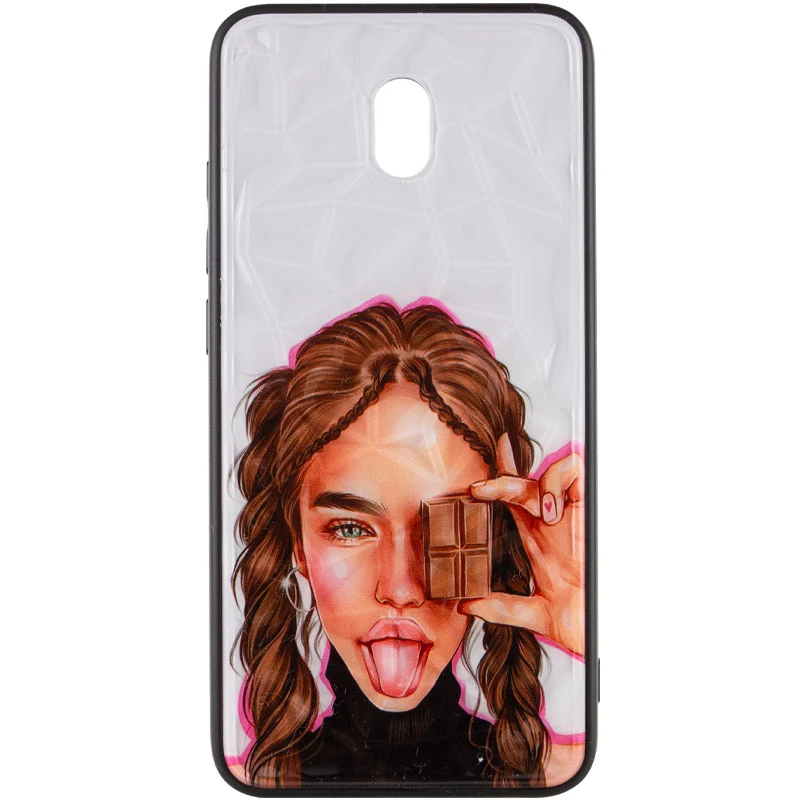 Скляний чохол Prisma Ladies на Xiaomi Redmi 8a – Chocolate. Фото 3 з 6