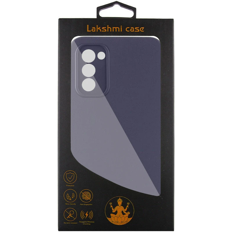 Чохол Silicone Case Lakshmi Premium із закритою камерою для Samsung Galaxy S20 FE – Сірий / Dark Gray. Фото 5 з 5