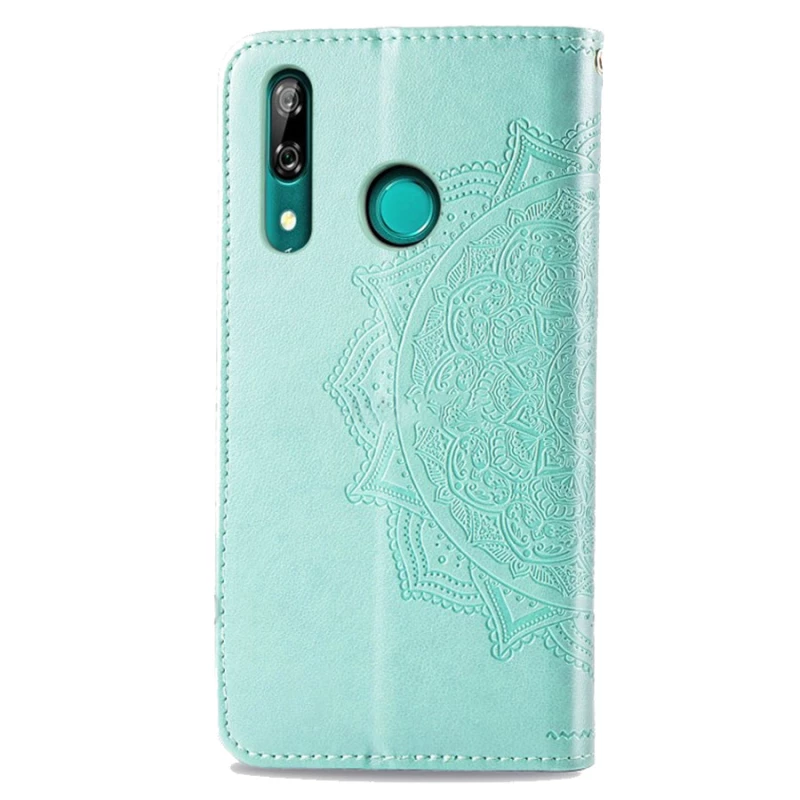 Кожаный чехол-книжка Art Case с визитницей для Huawei P Smart Z – Бирюзовый. Фото 5 из 8