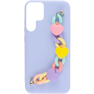 Чехол Heart с цепочкой для Samsung Galaxy S22 Ultra фото 1 из 1