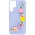 Чехол Heart с цепочкой для Samsung Galaxy S22 Ultra – Lilac Blue. Фото 1 из 1