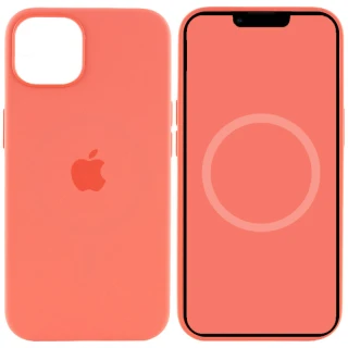 Чехол Silicone case (AAA) with Magsafe and Animation для Apple iPhone 13 (6.1") фото 1 из 7