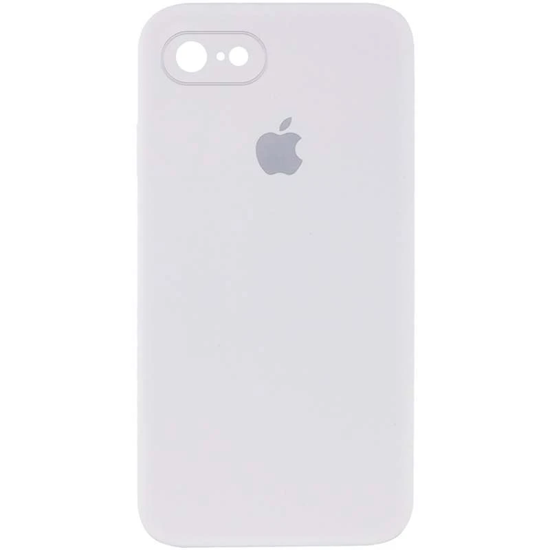 

Чехол Silicone Case Square с защитой камеры для Apple iPhone 6/6s (4.7") (Белый / White), Білий / white