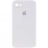 Чохол Silicone Case Square з захистом камери на Apple iPhone 7 / 8 (4.7") – Білий / White. Фото 1 з 3