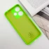Чохол Silicone Case Lakshmi Plus з закритою камерою на Xiaomi Poco M6 4G – Салатовий / Neon Green. Фото 7 з 9