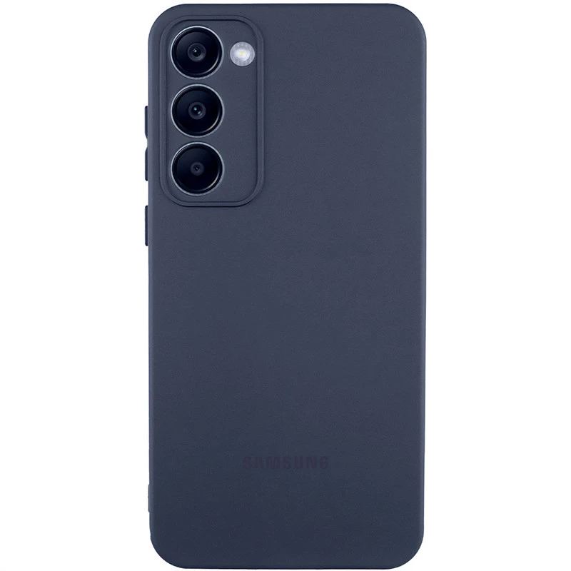 Чехол Silicone Case Lakshmi Premium L с закрытой камерой для Samsung Galaxy S20 FE – Темно-синий / Midnight blue. Фото 1 из 2