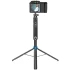 Монопод для селфі Hoco K22 Anti-shake з триногами + знімний BT пульт – Black. Фото 5 з 7