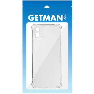 Ультратонкий силіконовий чохол GETMAN з критими бортами та камерою для Samsung Galaxy A06 фото 1 з 4