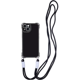 Силиконовый чехол CrossBody со шнурком для Apple iPhone 15 (6.1") фото 1 из 11