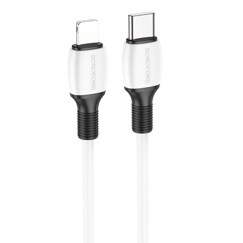 

Дата кабель Borofone BX84 Rise Type-C to Lightning 20W (1m) (White)
