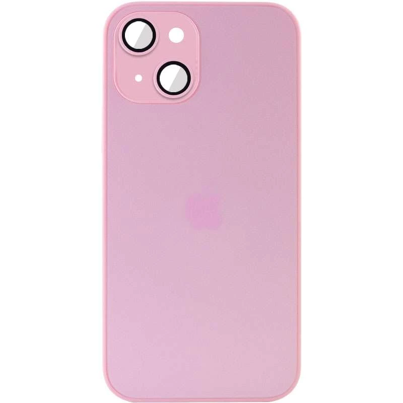 

Силіконовий сапфірний чохол зі скляною поверхнею на Apple iPhone 13 (6.1") (Рожевий / Chanel Pink)