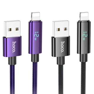 Дата кабель Hoco U125 Benefit 2.4A USB to Lightning (1.2m) фото 1 Дата кабель Hoco U125 Benefit 2.4A USB to Lightning (1.2m) фото 1 з 1
