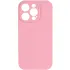 Чехол Silk Full Camera (AA) NO LOGO with Magnetic Fit для Apple iPhone 15 Pro Max (6.7") – Розовый / Light pink. Фото 2 из 4