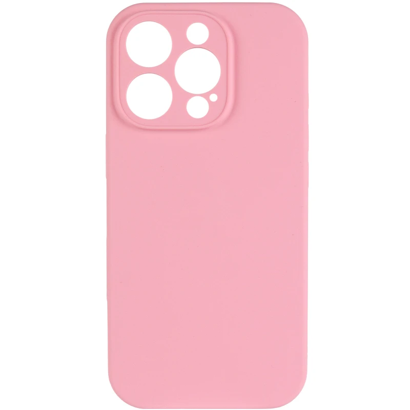 Чехол Silk Full Camera Protective (AA) NO LOGO для Apple iPhone 15 Pro Max (6.7") – Розовый / Light pink. Фото 3 из 7
