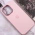 Чохол Silicone Case з металевими кнопками на Apple iPhone 14 Pro (6.1") – Рожевий / Chalk Pink. Фото 8 з 9