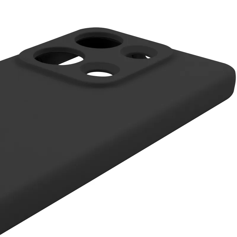 Чохол Silicone Case Lakshmi Premium із закритою камерою для Xiaomi Redmi Note 14S – Чорний / Black. Фото 7 з 8